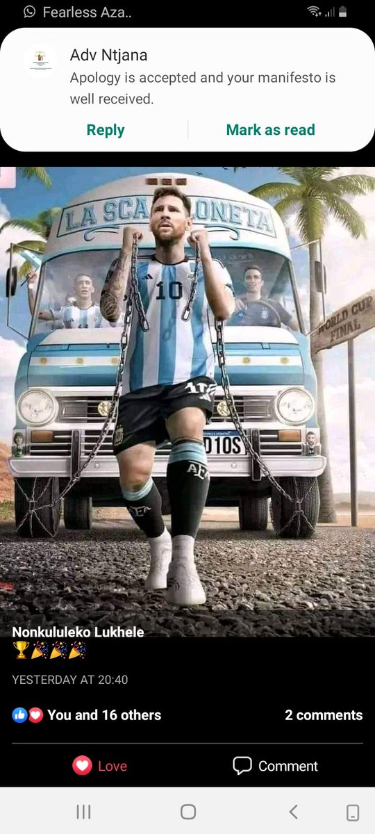 Messi gave me an early Christmas by silencing the solipsistic and disrespectfull Killan Mbappe. He goes into the archives of history as the best that ever was.
