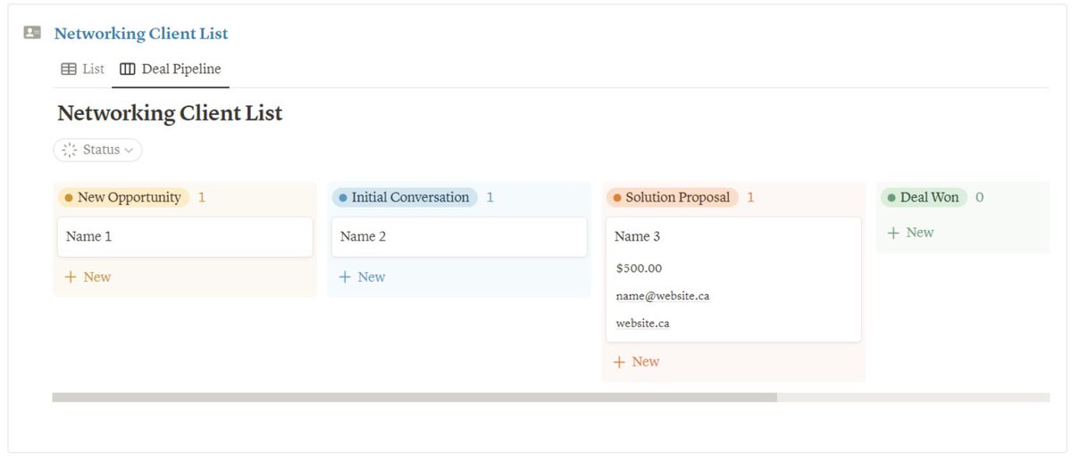 sebbaum0's tweet photo. Ditch the Google Sheets and pricey CRM software apps! all you need is @NotionHQ, #Slack integrates with Notion, and #GoogleDrive for file uploads. Set up reminders for upcoming tasks and get them in your email inbox at specified times beforehand with #Notion https://t.co/sepcjT2zwY