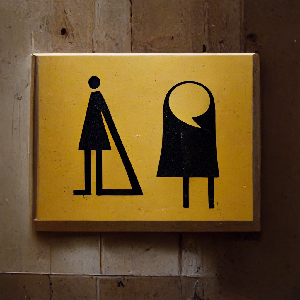 Herbie_Fun's tweet image. #koloboy1 #restroomsign #art