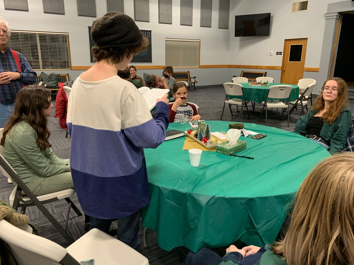 Christmas BINGO, cookies, talking about the best gifts we’ve ever gotten, and reading the Christmas story (about the REAL best gift)