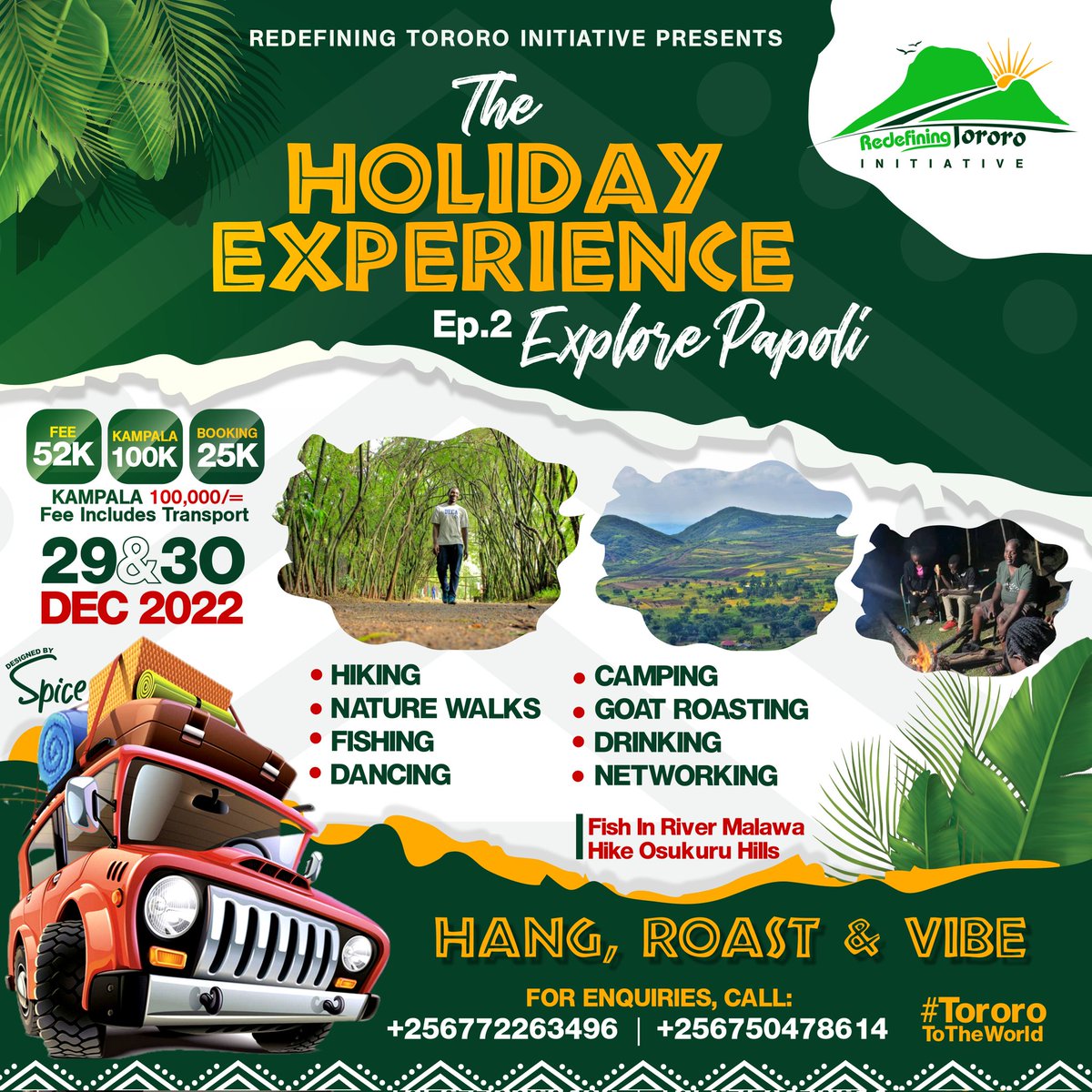 xander_ochieng's tweet photo. This December (29th - 30the) we bring to you the #HolidayExperience an opportunity for you to discover the tourism potential of #Tororo
We take you to #PapoliCity a model village  
@LillyAjarova 
@wekesa_amos 
@MTWAUganda 
@TourismBoardUg 
@mugarra 
#VisitTororo
#ExploreTororo https://t.co/wSuxt0OoIN