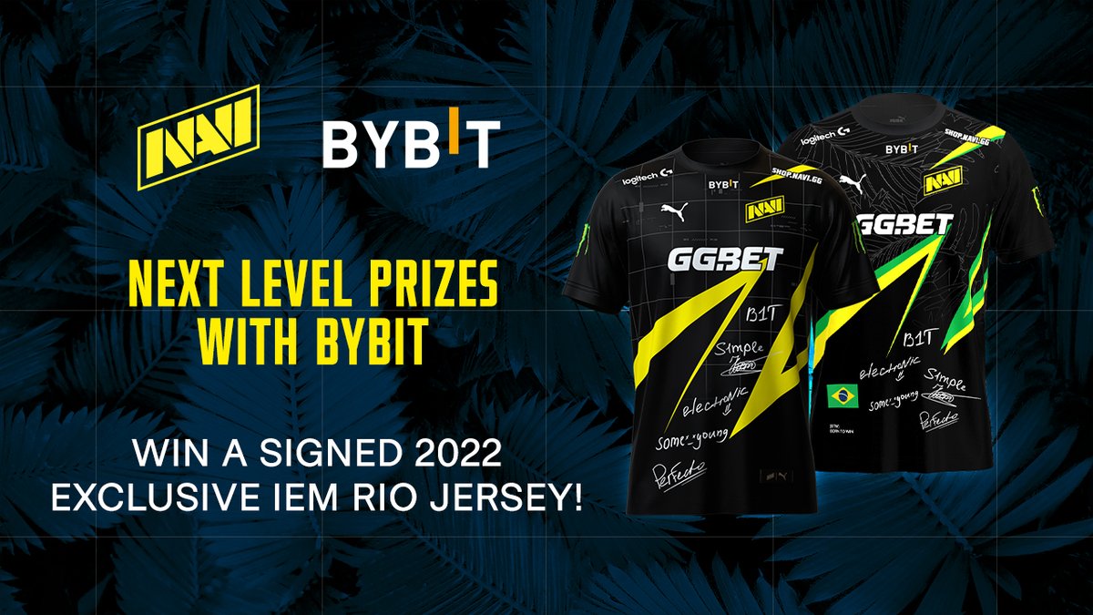 Bybit_Official's tweet photo. 🤩 Another giveaway is here! This time #Bybit is collaborating with @Natusvincere to let you win a Navi Signed Jersey!

👉🏻 Find out how to win here: https://t.co/0LtGtLm6eZ

#BybitGe4rUp #TheCryptoArk #NextLevel https://t.co/zplfLalqPb