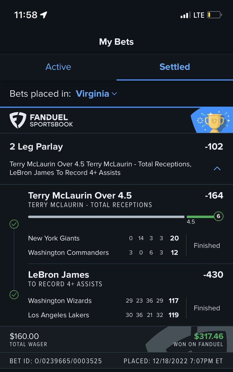 ✅✅✅ 
Day 6 👀👀👀 
#GamblingTwitter 
#NFLTwitter 
#NBATwitter