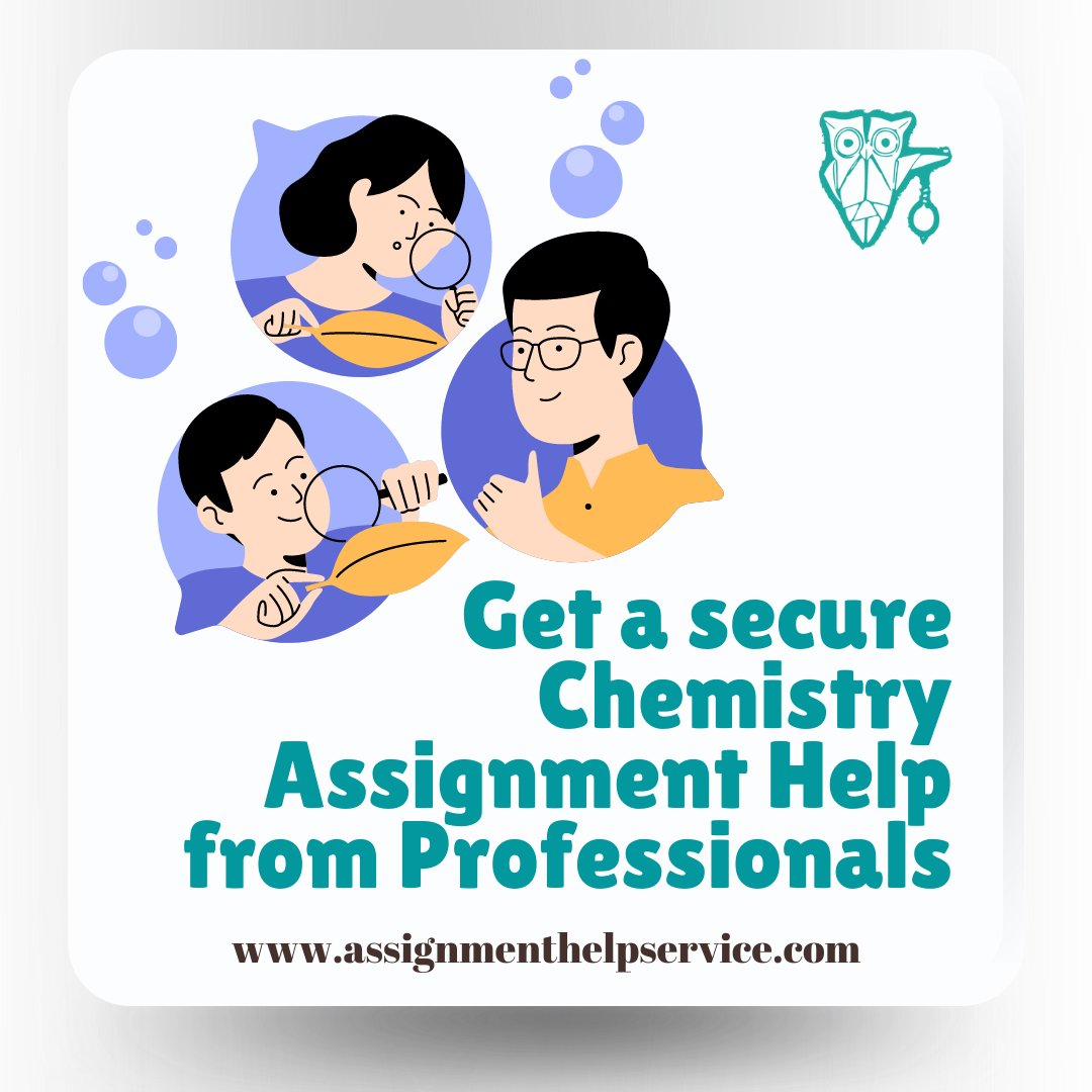 assignmentglobe's tweet image. Seeking chemistry assignment help? Get secure chemistry assignment help from top academic professionals.
#assignmenthelpservice #chemistryassignmenthelp #chemistryassignment #chemistryexpert #chemistryhelper #chemistryhelponline