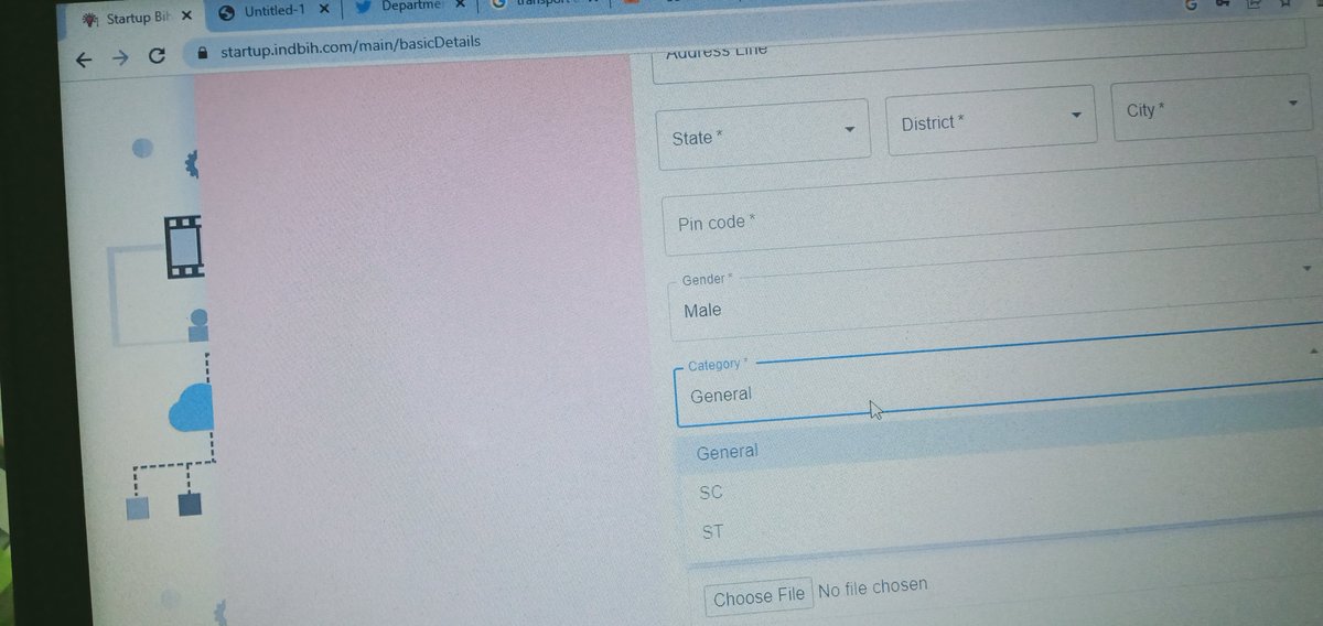 Er_Bablu_kumar's tweet photo. @IndustriesBihar @SandeepPoundrik 
@yadavtejashwi 
@NitishKumar 

In startup Bihar OBC category option is not showing on category option.
This scheme is not for OBC category ? https://t.co/t3UtF9hpmZ