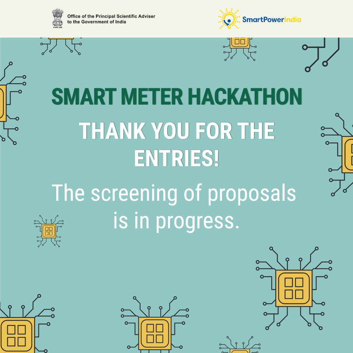🔆Entries for the Smart Meter Hackathon are now closed. 👏Thank you for your active participation! 👉Stay tuned for more updates on the #SmartMeter #Hackathon for Startups. #GreenTheGap #LetsChangeEnergy #CleanEnergy