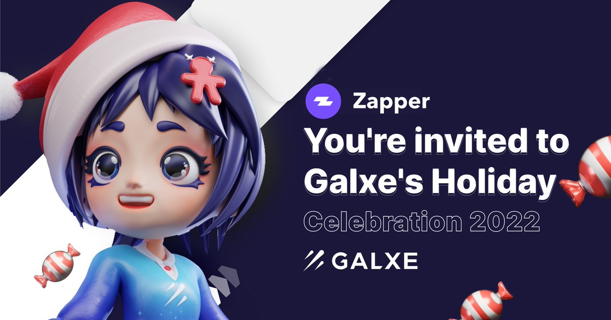 Galxe (@galxe) on Twitter photo <a href="/ShopMoso/">(Now @MosoHQ)</a> <a href="/MagicEden/">Magic Eden 🪄</a> #GalxeHoliday2022 Night 8 tasks: Zapper 🎄
- Follow <a href="/zapper_fi/">Zapper ⚡️</a>
- Attend the Twitter Space: x.com/i/spaces/1YqGo…
- Download the Zapper mobile app. Submit your 0x address & Twitter in the app settings under Galxe Holiday Quest.
- #GalxePassport Holder
gal.xyz/Holiday2022Zap… <a href="/ShopMoso/">(Now @MosoHQ)</a> <a href="/MagicEden/">Magic Eden 🪄</a> #GalxeHoliday2022 Night 8 tasks: Zapper 🎄
- Follow <a href="/zapper_fi/">Zapper ⚡️</a>
- Attend the Twitter Space: x.com/i/spaces/1YqGo…
- Download the Zapper mobile app. Submit your 0x address & Twitter in the app settings under Galxe Holiday Quest.
- #GalxePassport Holder
gal.xyz/Holiday2022Zap…