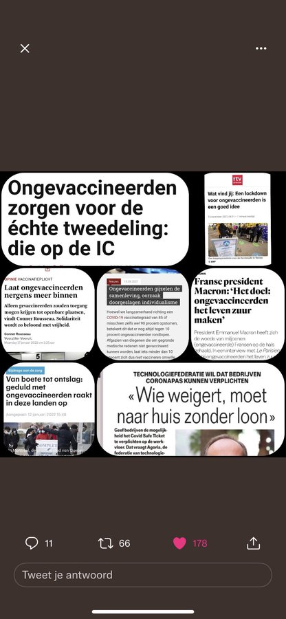 veen_els's tweet photo. @rblommestijn 2021 probeerden Hugo de Jonge c.s. nog een 'pandemie van de ongevaccineerden' af te kondigen. Ik ben er trots op dat ik me niet heb laten chanteren én dankbaar voor al die 'rechts-extremistische', 'desinformatie verspreidende' mensen en artsen die ik ontmoette 🥰 https://t.co/hewvcnjPfb