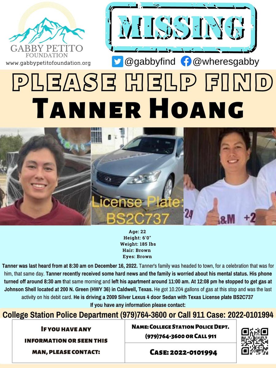 GabbyFind's tweet photo. #missing #missingperson #texas #helpfindme #whereistanner #findingtanner https://t.co/jkYE9HT541