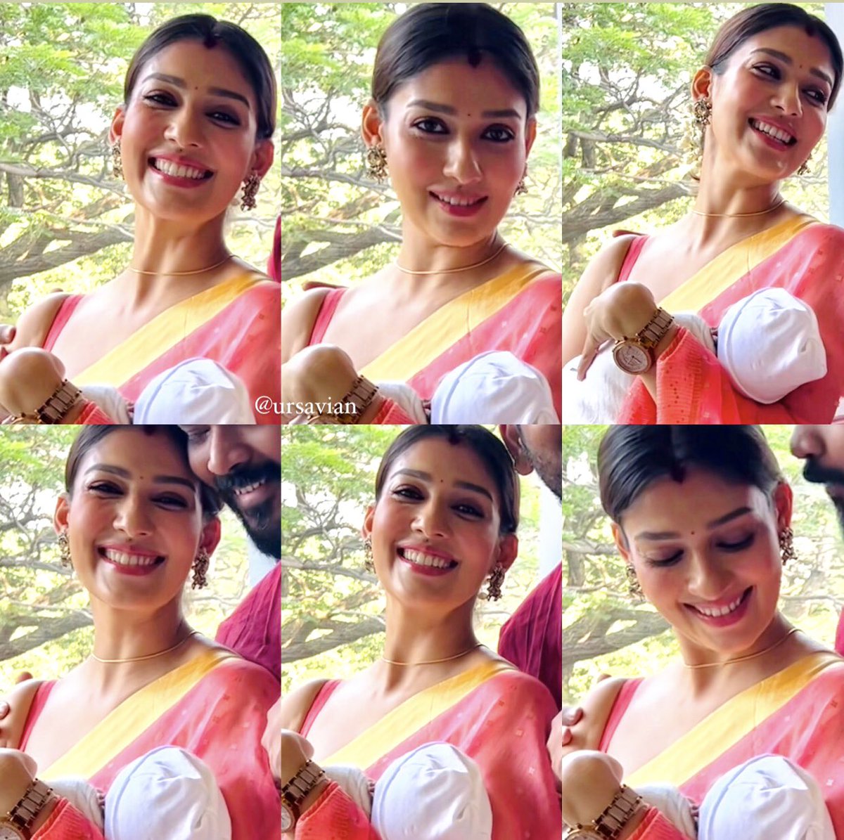 ursavian's tweet photo. The Happiest Mommy ! 💕 #Nayanthara https://t.co/fVKJOQ4Dt9