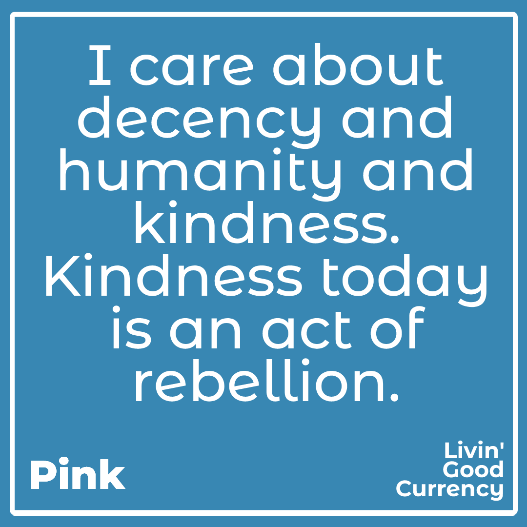 goodcurrency's tweet photo. I care about decency and humanity and kindness. Kindness today is an act of rebellion.

{{Hashtags}} https://t.co/ZFigmAgc4Z
