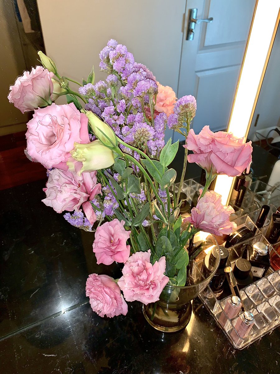 How i dress up my flower be like awww