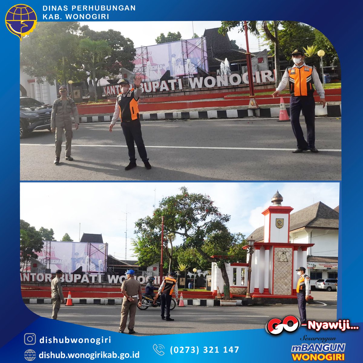 Giat PAM Upacara Memperingati Hari Bela Negara ke-74 di Halaman Pendopo Rumah Dinas Bupati Wonogiri. (19/12) 
#wonogiri 
#bupatiwonogiri 
#pakjekek 
#jokosutopo
#gonyawiji
#sesarenganmbangunwonogiri
#dishubwonogiri
