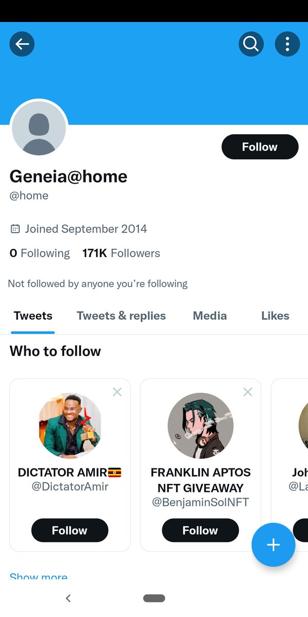 Went to authorise an app (movetodon.org) to access our Twitter. Accidentally clicked on the "sign up for Twitter" link in the top right of the page. It just opened the Twitter app and showed me @signup. Clicked the home button at the top left and it sent me to <a href="/home/">Geneia@home</a> lol