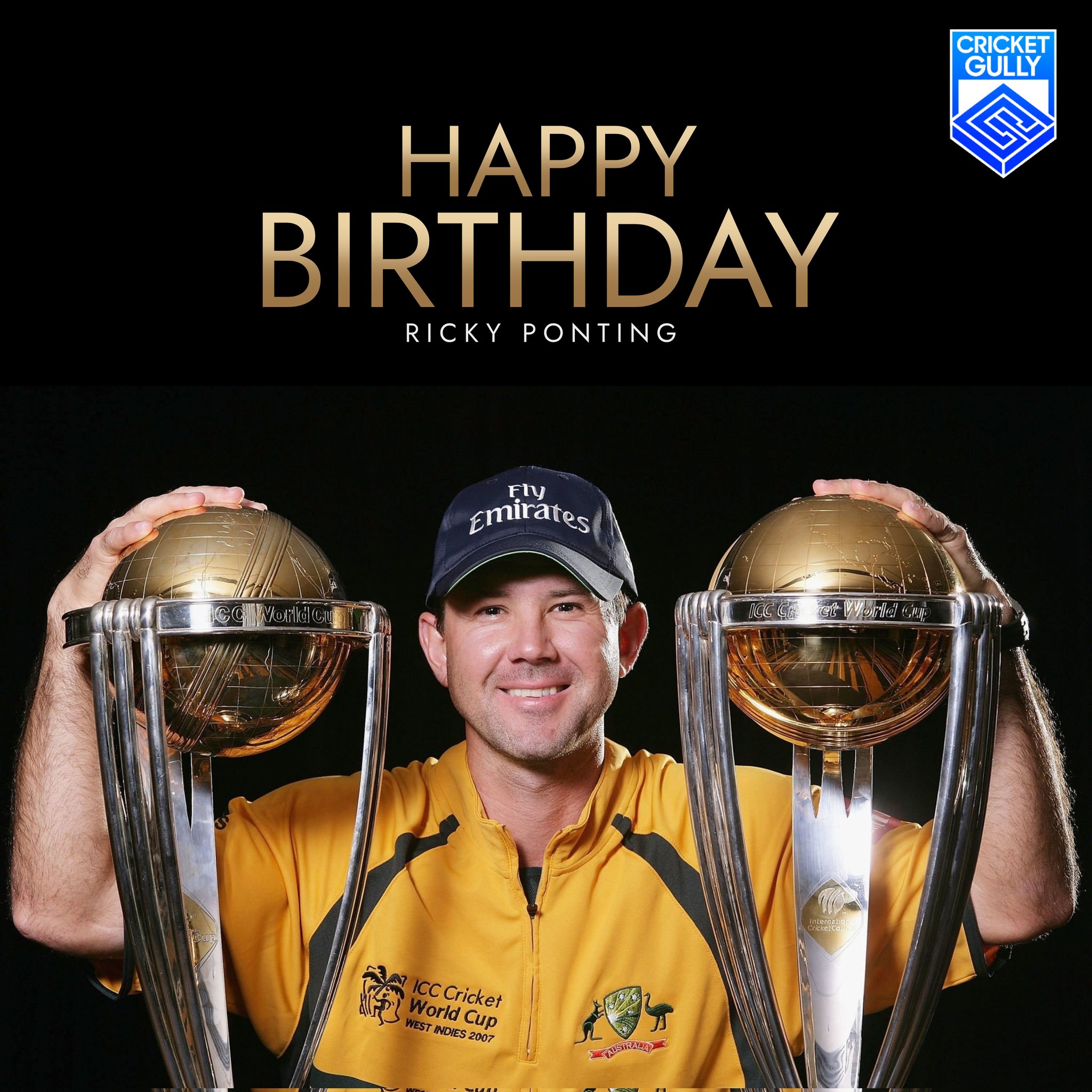 Happy Birthday Legend Ricky Ponting 