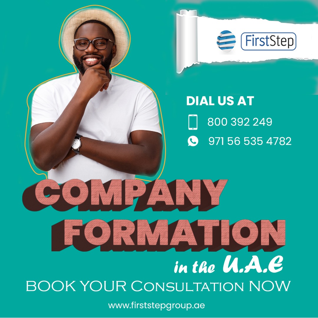 Book your consultation now. 
Dial us at 800 392 249 , 971 56535 4782 and mail us at sales@firststepgroup.ae.
#Companyformation #UAE