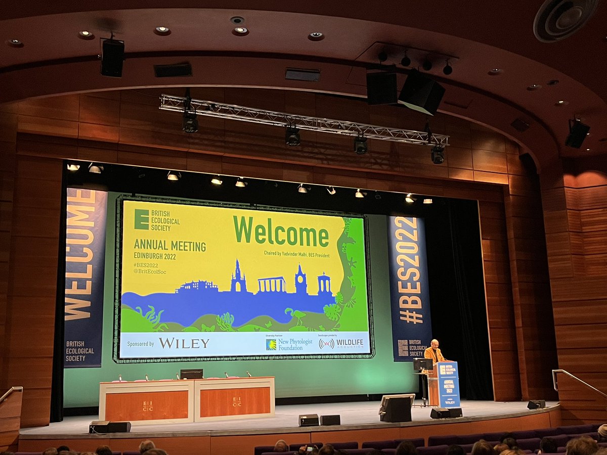 Fantastic to be <a href="/BritishEcolSoc/">British Ecological Society</a> Annual meeting in Edinburgh #BES2022