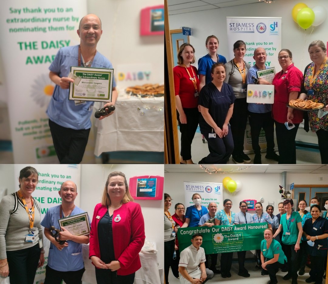 DeborahODeaADoN's tweet photo. Daisy Award Winner - Wency. So proud and delighted for Wency our "Ninja Nurse" @SJHDoN @C_Stuart_SJH @stjamesdublin @DAISY4Nurses @Magnet4Europe https://t.co/Nw6yF7wY8y