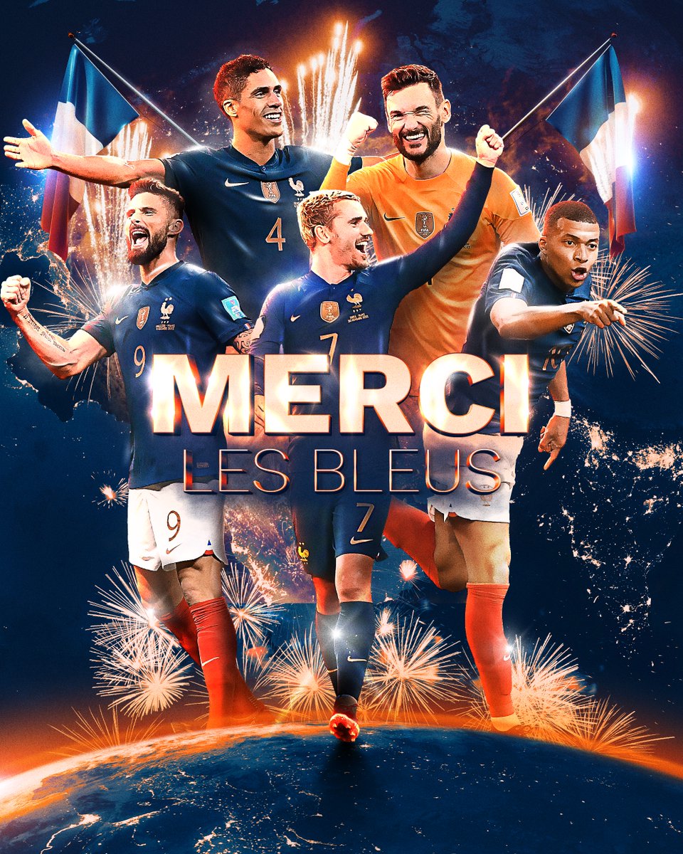 YelloDesign's tweet image. Merci les bleus 🇫🇷 #WorldCup2022
