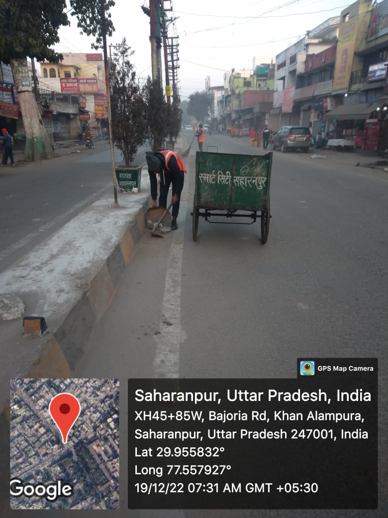 Smartsrenn's tweet photo. ULB Code - 800630
दिनांक- 19-12-2022
#प्रातःकालीन_सफाई_व्यवस्था
#सहारनपुर : नगर निगम के सफाई मित्रों द्वारा शहर में निरन्तर #सफाई_अभियान जारी है।
#SwachhSurvekshan2023
#garbagechallenge
#GarbageFreeCity
#SwachhUP
#swachhsurvekshan2023saharanpur https://t.co/AGurUD59pr