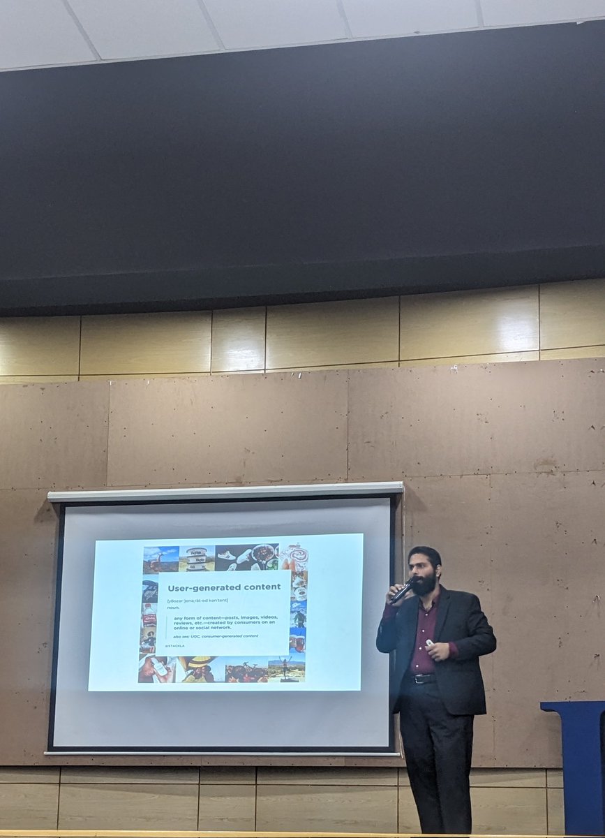 Muhamma79949656's tweet photo. Nizar Ali Bachlani | User Generated Content
An informative session on How User Generated Content impacts digital marketing.

#Digitalks22, at Iqra University.
 
#DigitalMarketing #Session #DigitalMarketingSession #IqraUniversity #UGC @iqrauniofficial. https://t.co/ZNxrnds458