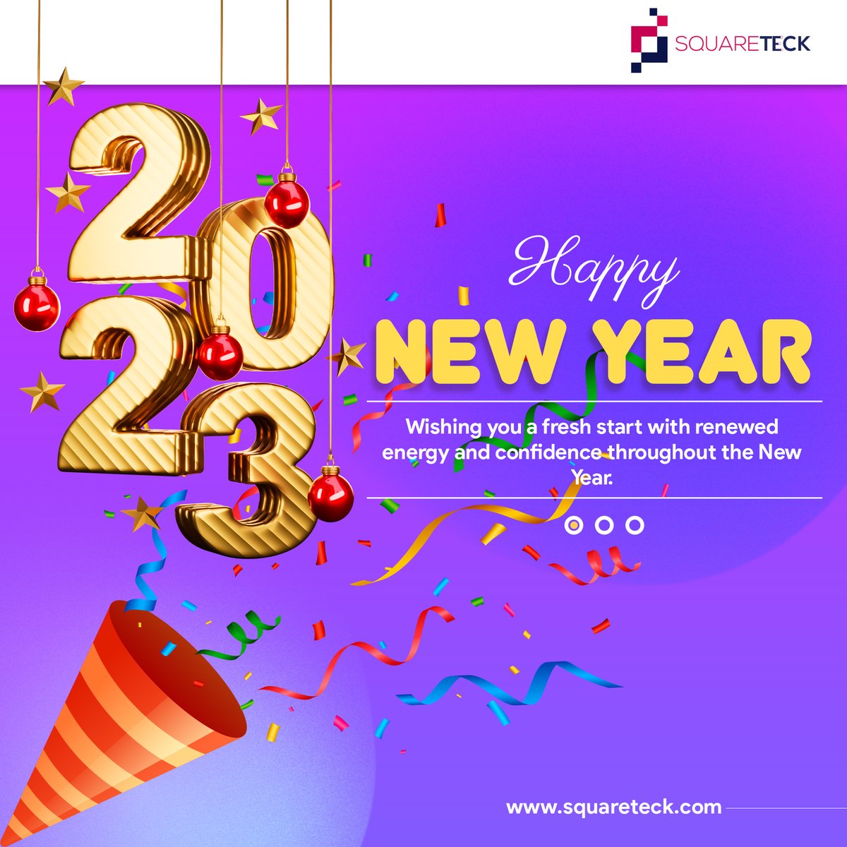 SquareTeck's tweet photo. Happy New Year-2023 ♥ 🙂

Wish You All For A New

#happy 
 #newyear 
#newyear2023 
#squareteck https://t.co/xcfdKcFoMh