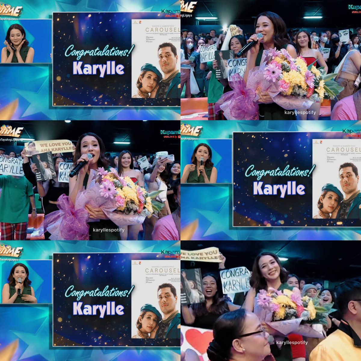 karyllespotify's tweet photo. Yay! You did it, 17 successful shows for #CarouselREP2022! π₯Ήππ @anakarylle https://t.co/DwpabWTGC1