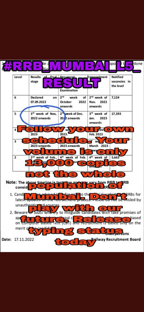 pushpen50402547's tweet photo. #RRB_MUMBAI_L5_RESULT https://t.co/ZtXTXPAcxS