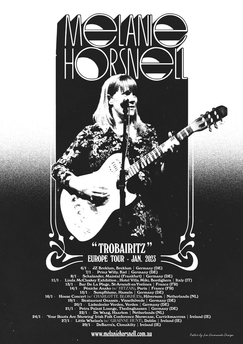 Here we go, Europe Tour Jan 2023!
Pass it along ..