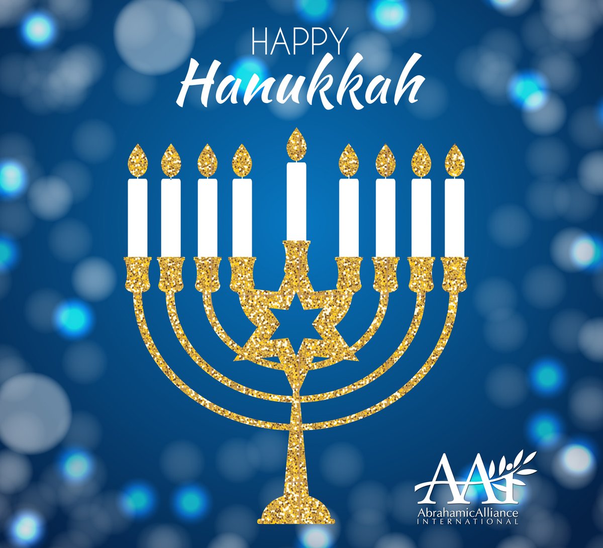 abrahamicallies's tweet photo. Happy Hanukkah! From our family to yours, may the lights of Hanukkah guide you to blessings of happiness, health, and peace #HappyHanukkah #Hanukkah https://t.co/hc1hfXKXpz