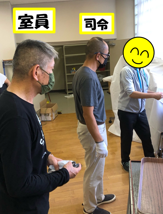 camp_naha's tweet photo. 那覇市社会福祉センターで行われたボランティア活動に那覇駐屯地の隊員（司令＆司令業務室員）が参加しました！
物品移動・仕分け等をお手伝いさせていただきました(*'ω'*)
#自衛隊 #陸自 #那覇駐屯地 
#地域のために #地域とともに https://t.co/lpi7Nb5zwz