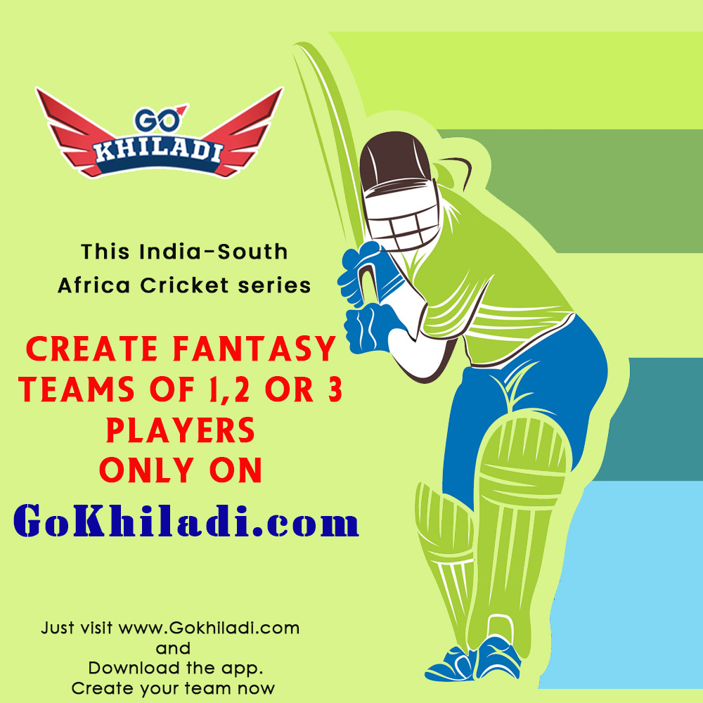 go_khiladi's tweet photo. Are you bored of traditional fantasy cricket games? On the Gokhiladi fantasy cricket app, you can create a team of 1, 2, or 3 players and win exciting cash prizes daily.  

Download the app https://t.co/4HO7uKZcvx 

#BANvIND #Cricket #fantasy #FantasyCricket #TestCricket #Rohit https://t.co/fy6INPBZKY