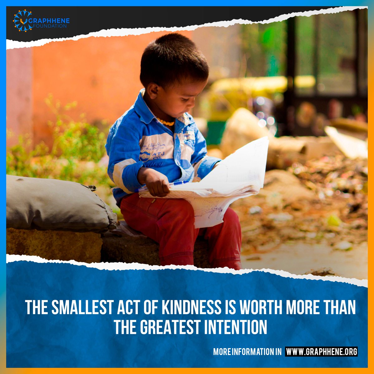 GraphheneF's tweet image. Bring smiles to little faces. Donate and take a step towards a better planet.
donate to help the ones in need.

#GraphheneFoundation #ReachingoutwithLove #volunteer #makeanimpact #ngonoida #noidango #ngoindia #educationngo #ngoforchildren #ngoforeducation #educatechildren