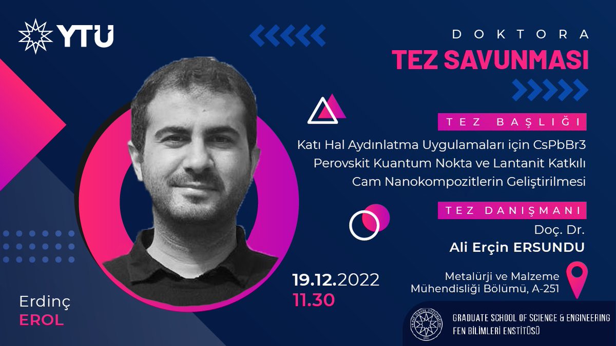 YTÜ Fen Bilimleri Enstitüsü tweet media