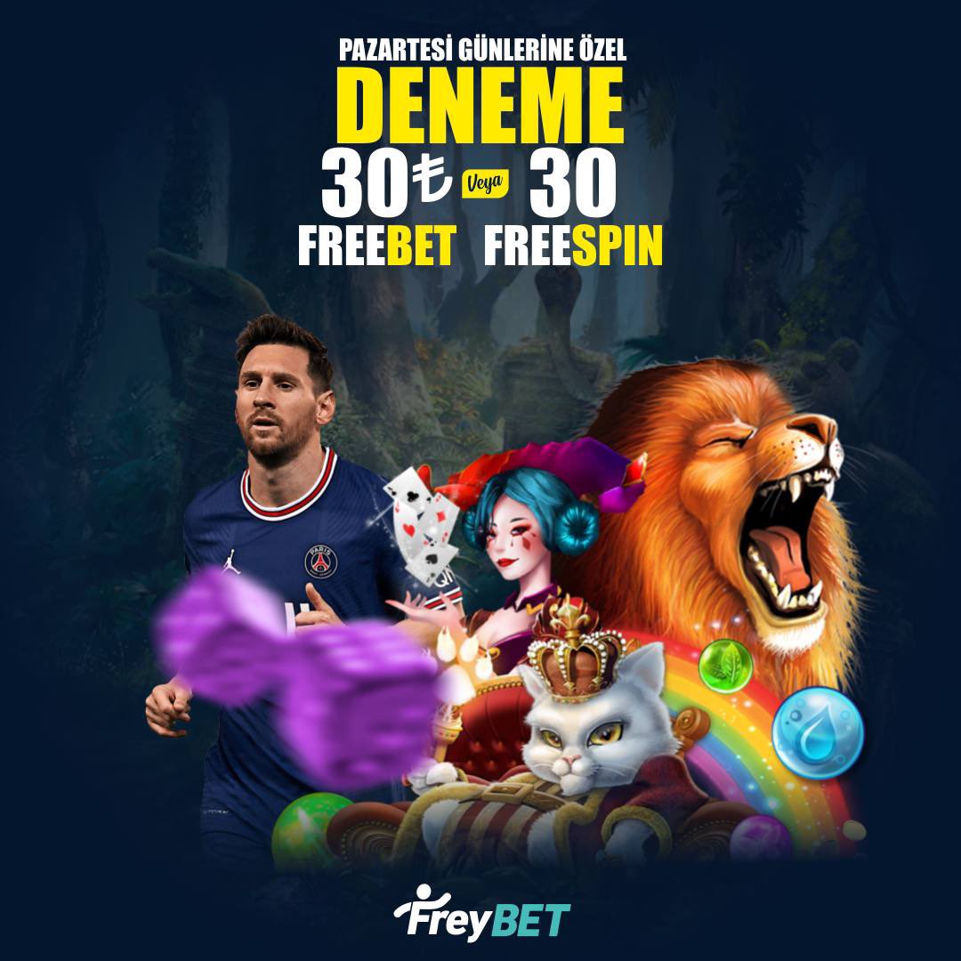 🎉 30₺ Deneme Bonusu #Freybet'te Sizleri Bekliyor!

🎁 Bugün 19.00'a kadar üye olup bonusunuzu talep edebilirsiniz.

📲 linktr.ee/freybet