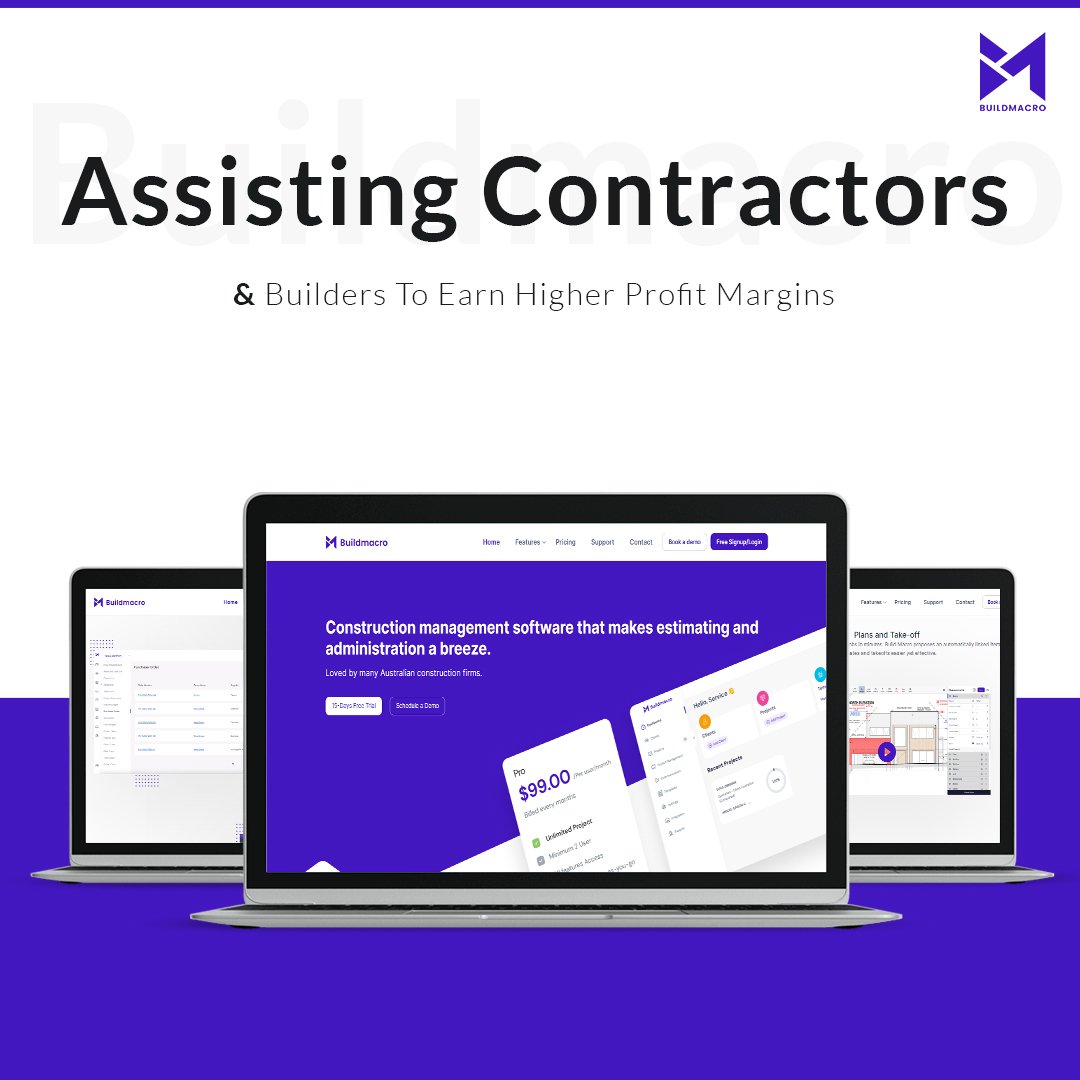 BuildMacro1's tweet image. Build Macro for efficient construction estimation &amp;amp; productive construction management. Handle construction projects like a &apos;PRO&apos; while winning on jobs, completing projects on-time, and earning higher profit margins. #BuildMacro #profit #projects #constructionprojects #jobs