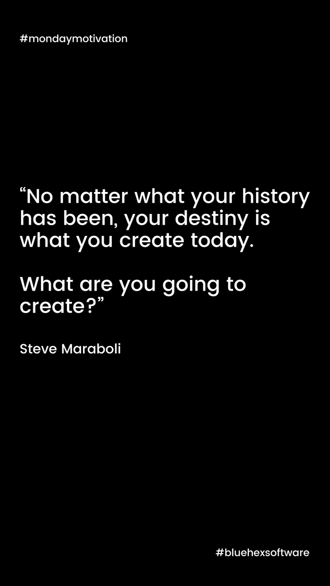 BlueHexSoftware's tweet image. #motivationalquotes #motivational #motivationalmonday
#loveyourself #business #quoteoftheday #positivity #inspire  #quote #life #success #positivevibes