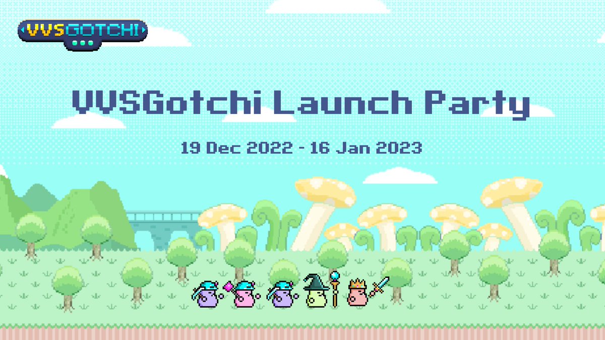 VVS_finance's tweet photo. VVSGotchi is coming 🔜
VVSGotchi is coming 🔜
VVSGotchi is coming 🔜

Earn $VVS tokens, and Miner Mole NFTs by being an active participant in the VVS community 💰

🏆 3 Miner Mole NFTs &amp; USD400 in VVS tokens up for grabs

Join the party 👇
https://t.co/ybMxqjwlOv https://t.co/pk4MFHt8ks