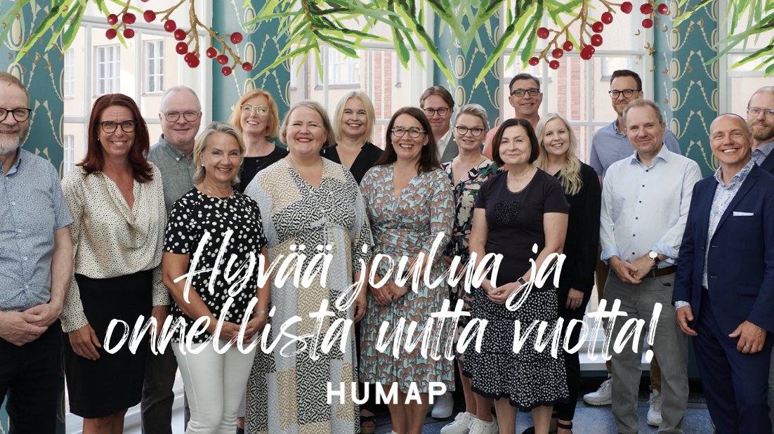 humapcom's tweet photo. Toivomme kaikille asiakkaille, yhteistyökumppaneille sekä koko suomalaiselle työelämälle hyvää ja rauhallista joulun aikaa! 🎄 🎁

#reimaginingwork #joulu #työelämä #humap https://t.co/9gkxNhtl5q