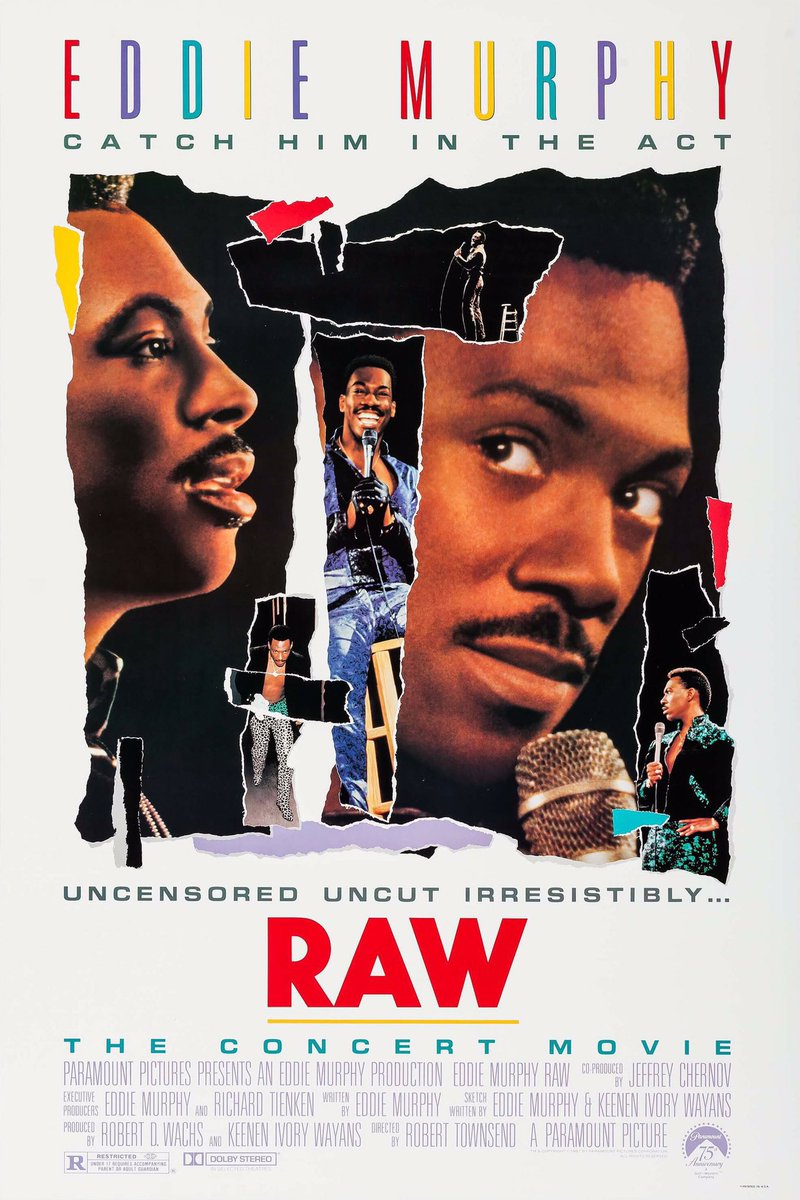 🎬MOVIE HISTORY: 35 years ago today, December 18, 1987, the movie ‘Eddie Murphy Raw’ opened in theaters!

#EddieMurphy #DeonRichmond #TatyanaAli #SamuelLJackson #RobertTownsend