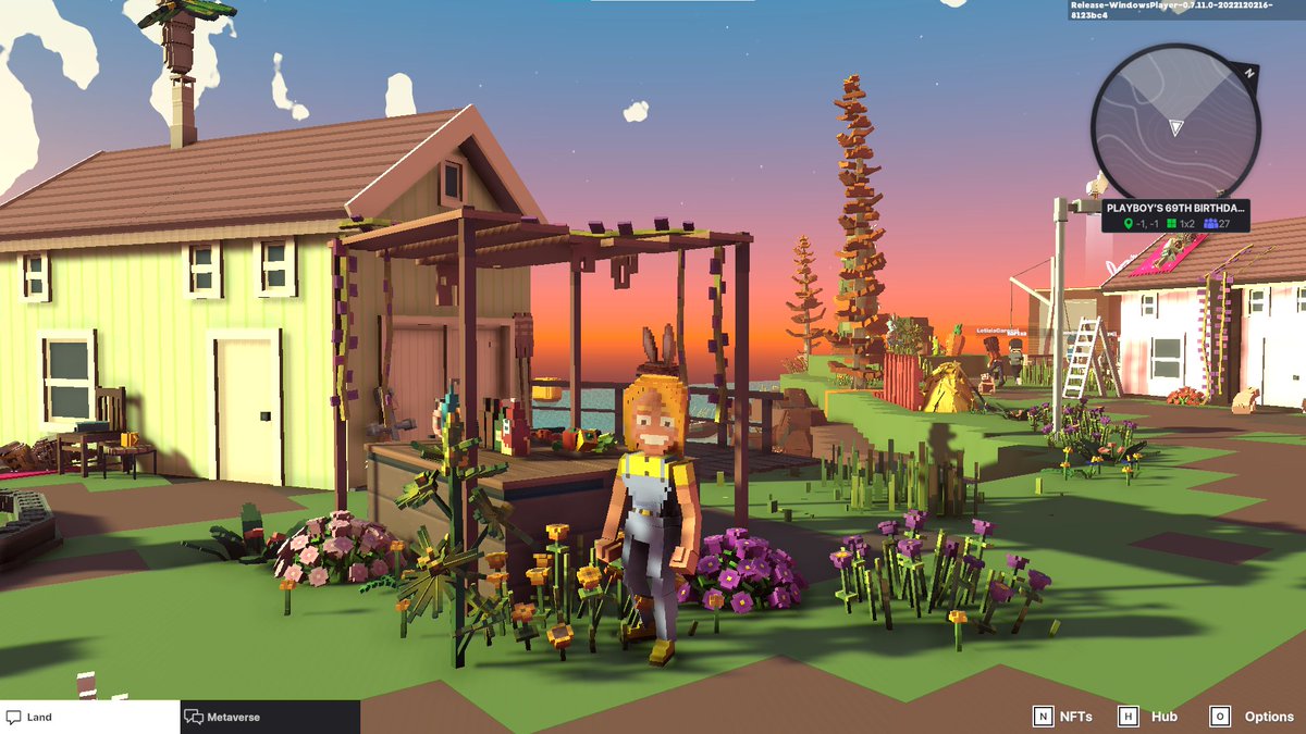 Yu3308's tweet photo. @TheSandboxGame @Playboy Celebrating @PLAYBOY’S 69TH BIRTHDAY PARTY! 👯‍♀️ https://t.co/OO06ODFUTw