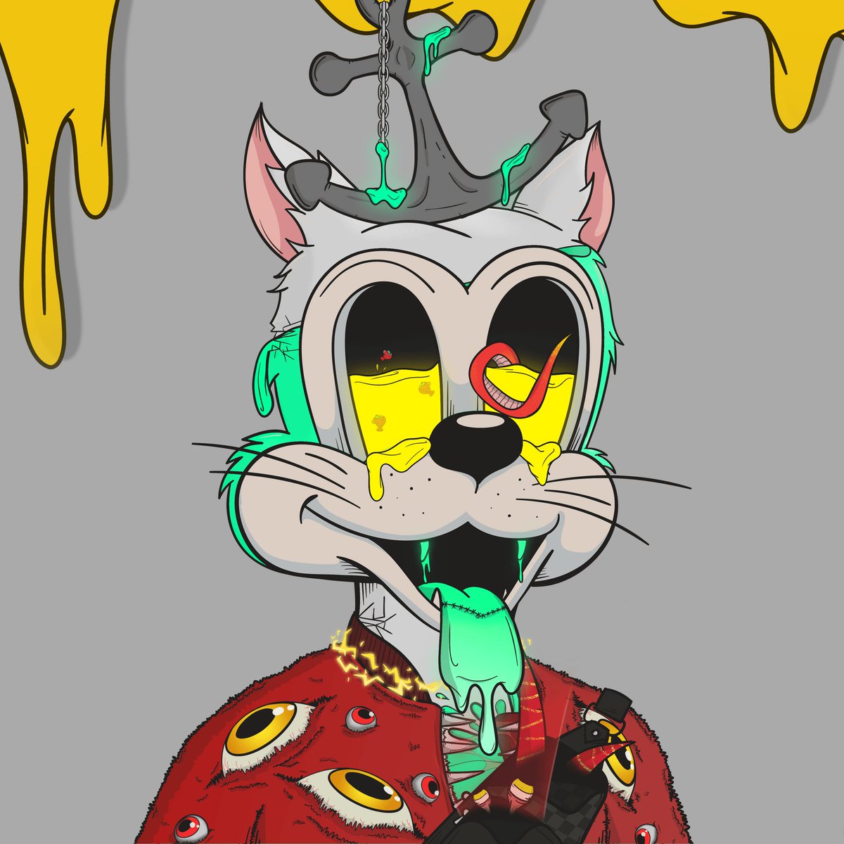 GM ⚡️ Have a gnarly week frens!! 🫡☕️ 

#MutantMonday #toonz #NFTs 😻🧪🔥