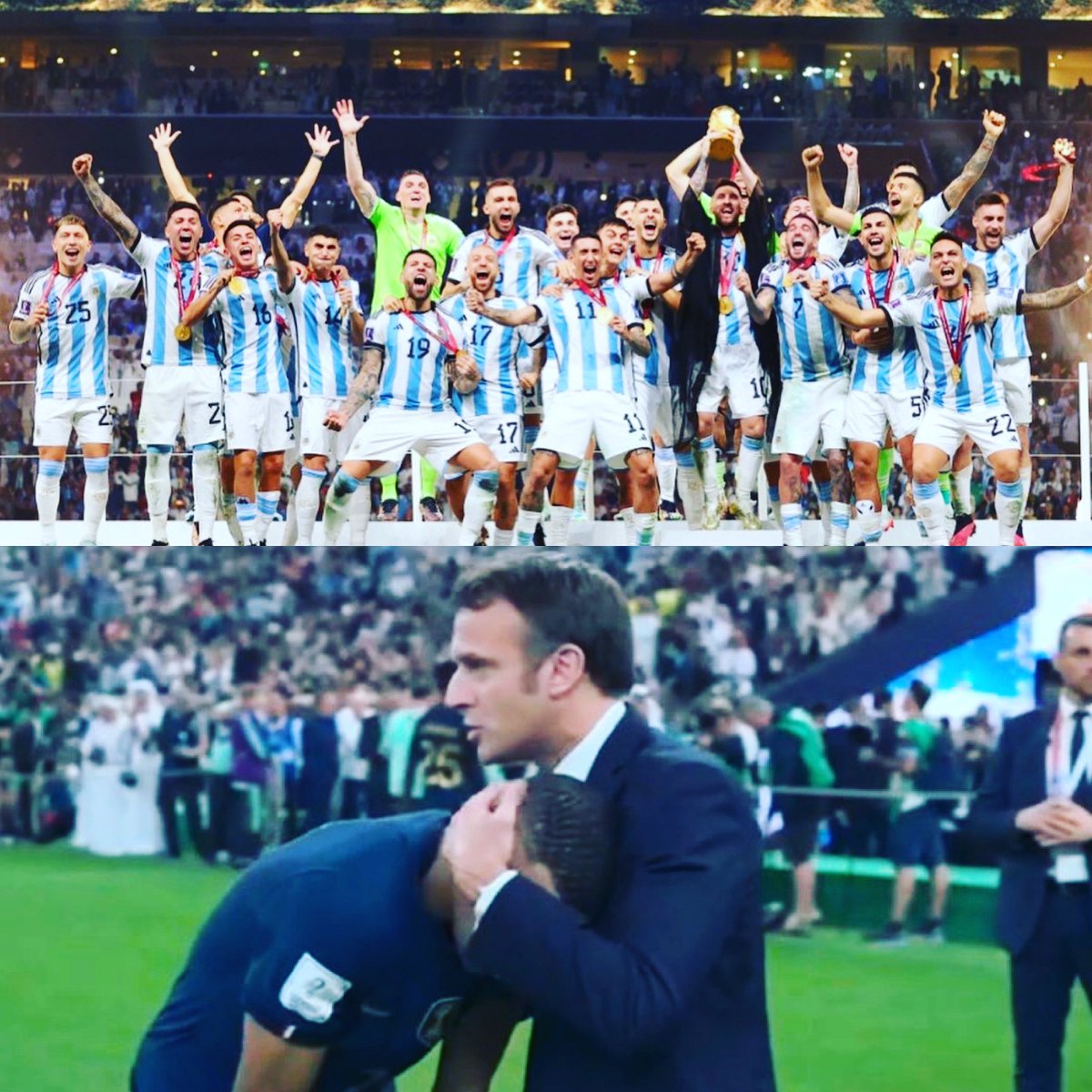 camerapolitics's tweet photo. Las dos fotos políticas del mundial #compoldigital #compol #compolitica #deporte #mundial #mundialqatar2022 https://t.co/4JEbbYVRqm