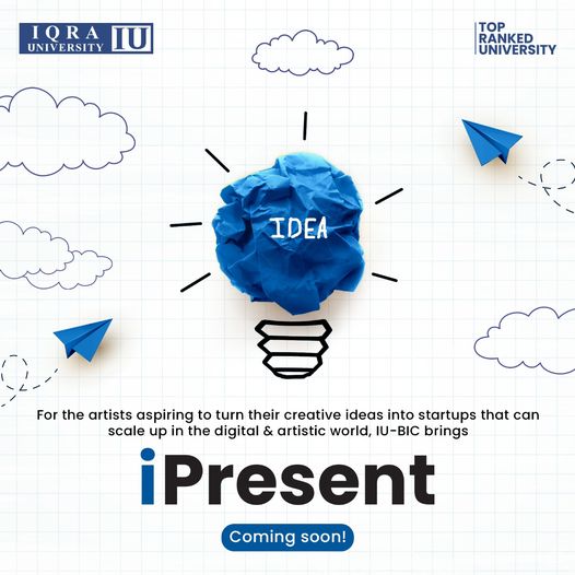 FaizaAkram777's tweet photo. IU-BIC final call for submission to participate in iPresent. This is an opportunity for all students wanting to emerge in the world of Digital Startups.

Register Now and get through the Initial Screening: https://t.co/cFPKbHRObV…
 
#Iqrain #DigitalStartups #LifeChangingExperien https://t.co/zoj7HTC5Sg