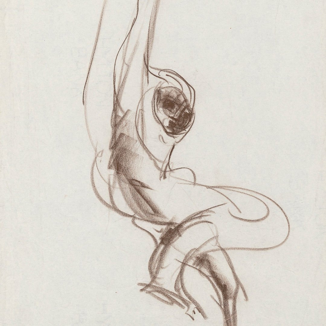 NGVMelbourne's tweet photo. Travel up to Level 3 of The Ian Potter Centre: NGV Australia these #schoolholidays and discover a menagerie. We’ve got giraffes and rhinoceroses, a secretary bird and gibbon, even big cats and elephants – all drawn by #FredWilliams at Regent’s Park Zoo. Until 29 January, free. https://t.co/12b9YBfLBl
