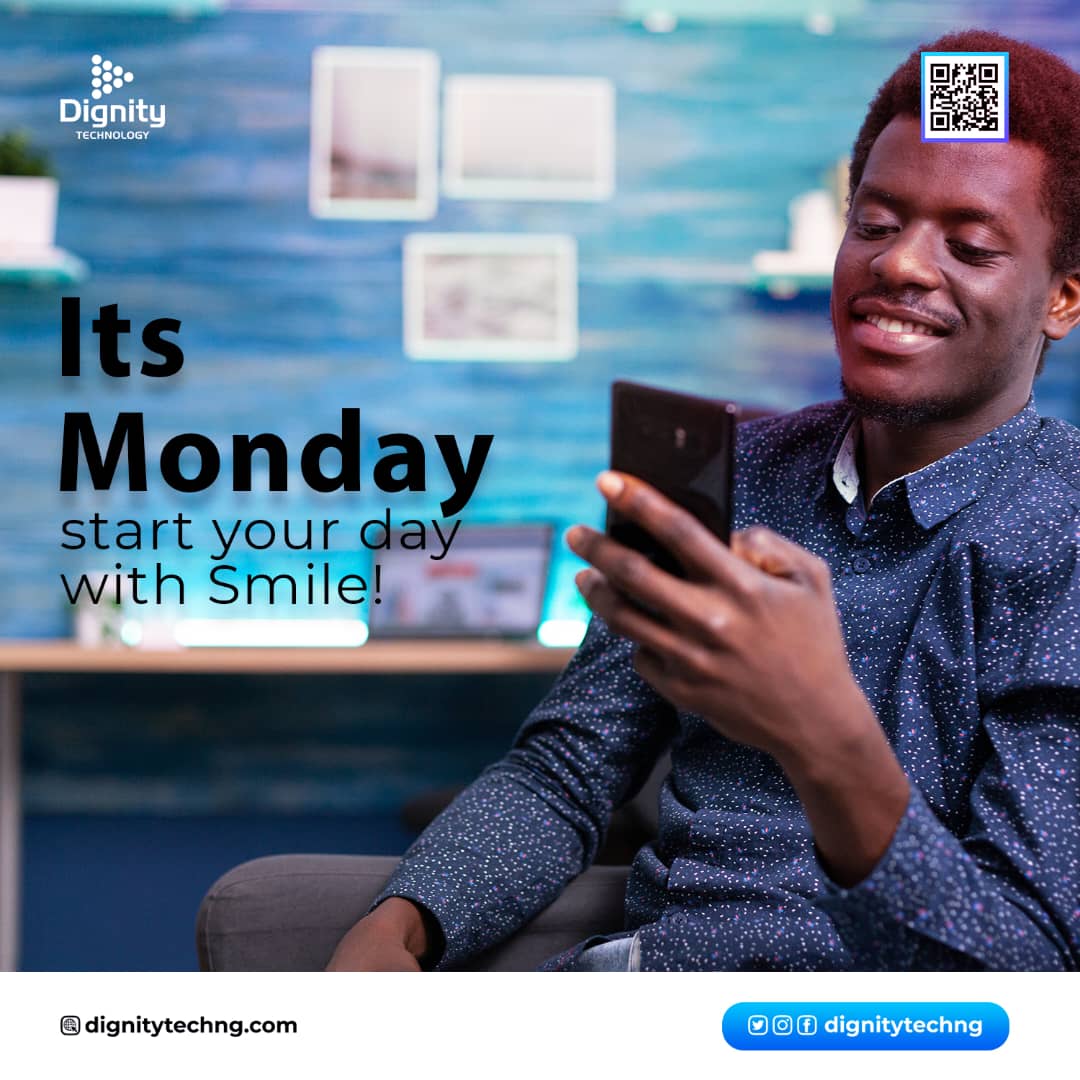 DignityAcademy's tweet photo. Monday comes with a frown face for wanna sleep and wanna Chill people😅

As for the money makers,MONDAY comes with loads of smile,signifying another week to be recognized, be promoted and cash out.
Happy Monday to you🌹
#newweek #monday  #dignityacademy #dignitytechnology #tech https://t.co/EsXe5ggHxN