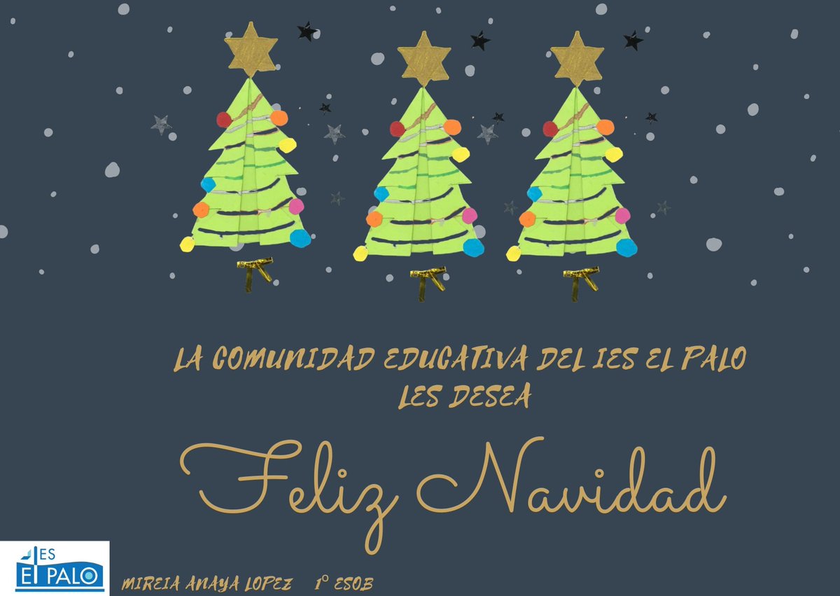 Esta lista de reproducción de canciones de Navidad ha sido confeccionada por el alumnado y el profesorado del IES EL PALO: open.spotify.com/playlist/5eYml…