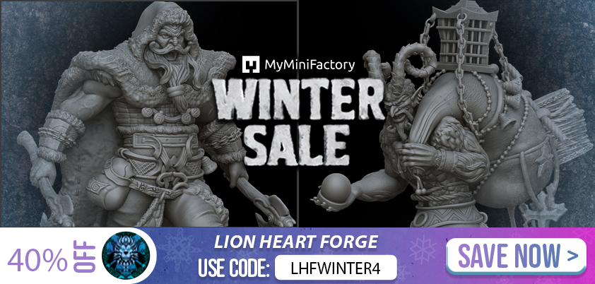 lionheartforge's tweet photo. Get stls files in winter sale!

https://t.co/rq4xuTS1aq

#DnD #dungeonsanddragons #ttrpg #krampus #ttrpgrising #myminifactory #Santa #myminifactory #wintersale https://t.co/KX91twuZ3J