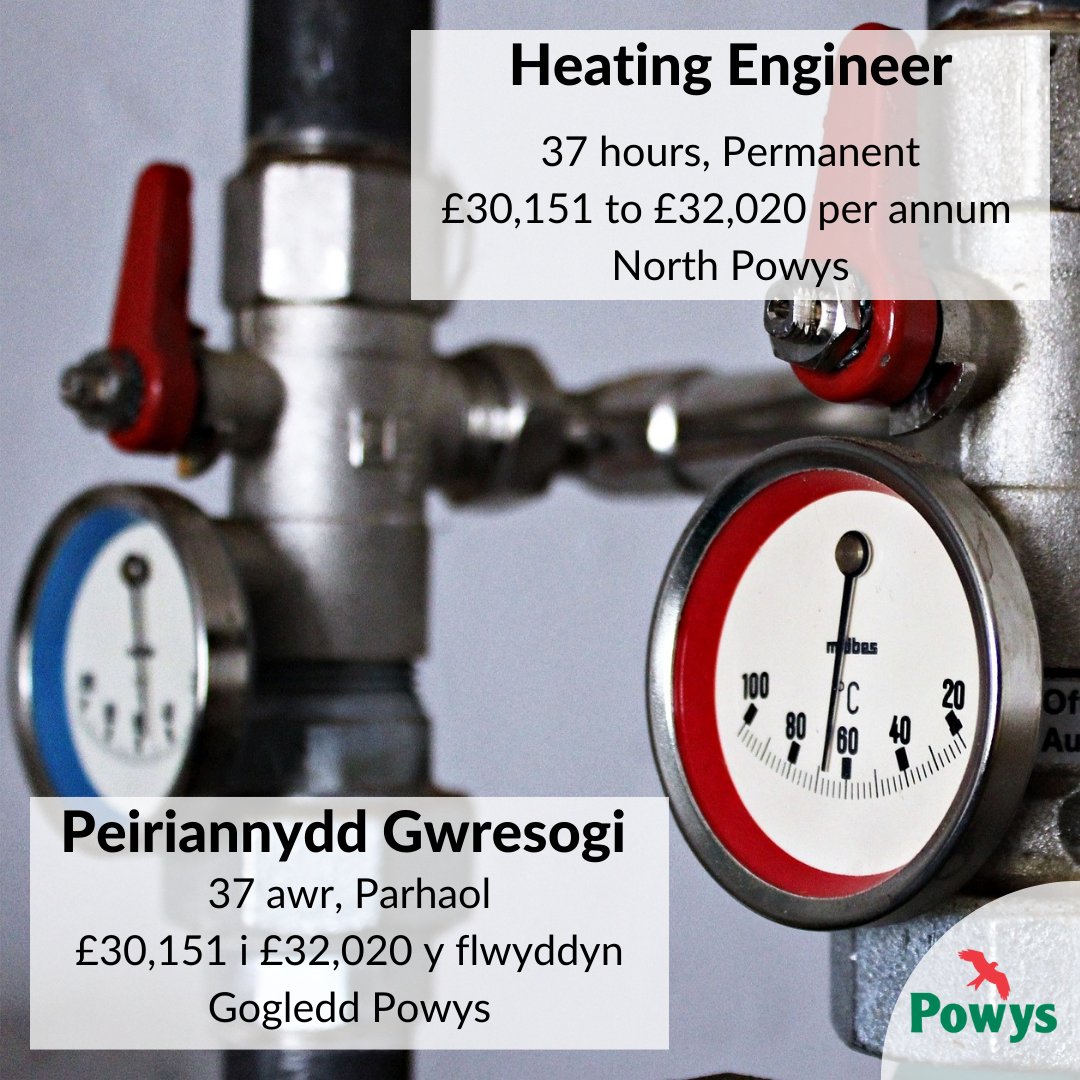 🧰 Heating Engineer
🧰 37 hours, Permanent
🧰 £30,151 to £32,020 per annum
🧰 North Powys

🖱🖥 ce0278li.webitrent.com/ce0278li_webre…