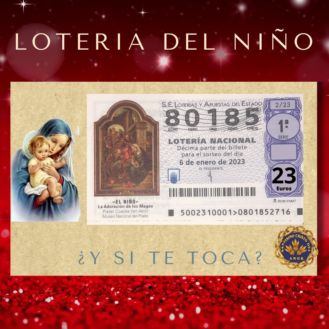 #ACTUALIDAD | Ya a la venta nuestra loteria del niño. 
No te queded sin el tuyo
¿Y SI TOCA?